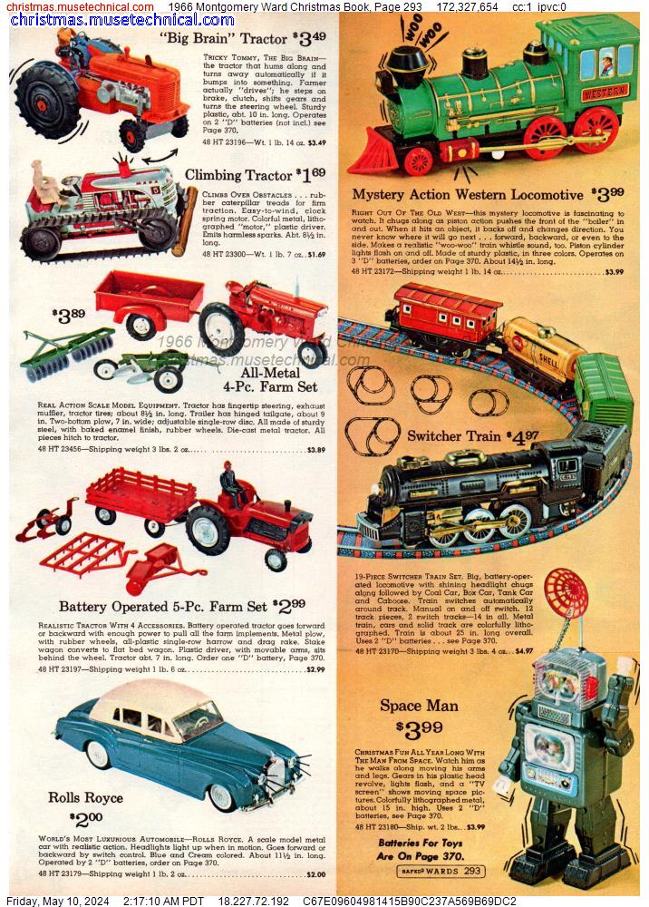 1966 Montgomery Ward Christmas Book, Page 293