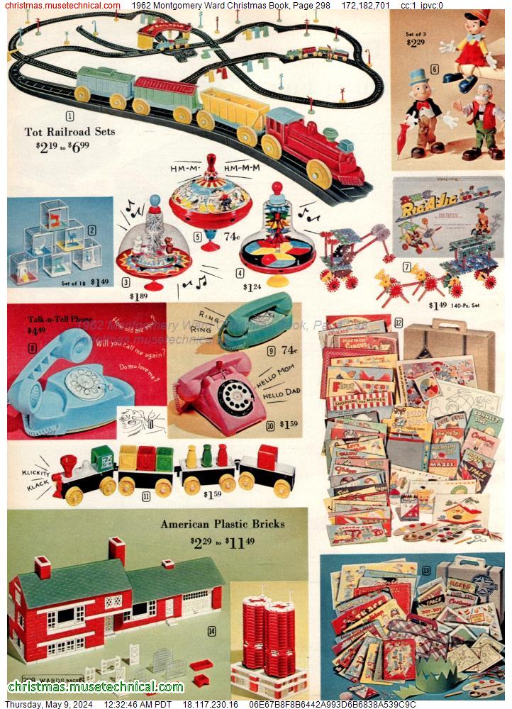 1962 Montgomery Ward Christmas Book, Page 298