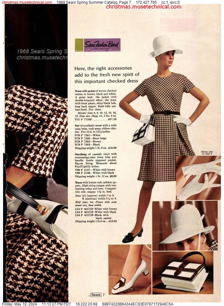 1968 Sears Spring Summer Catalog, Page 7