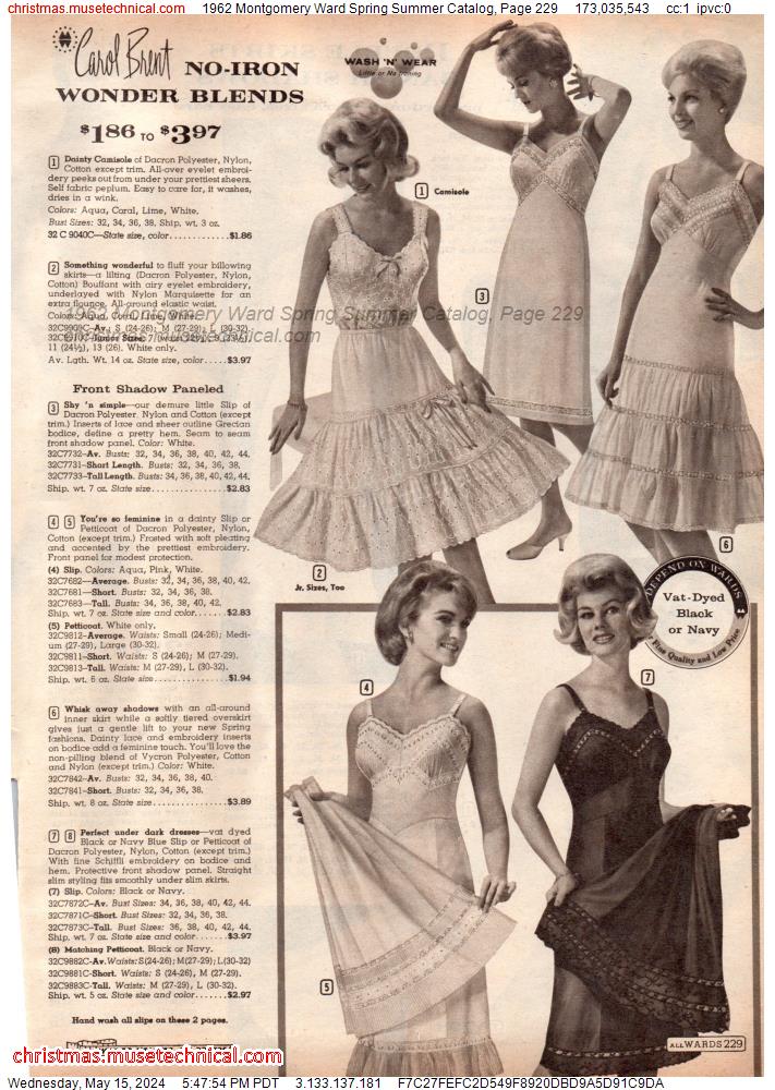 1962 Montgomery Ward Spring Summer Catalog, Page 229
