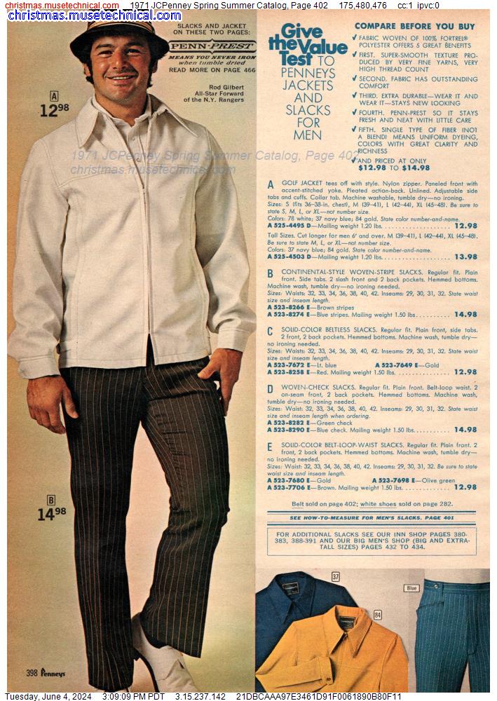 1971 JCPenney Spring Summer Catalog, Page 402