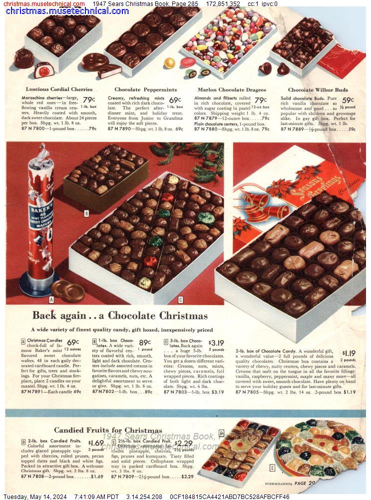 1947 Sears Christmas Book, Page 285