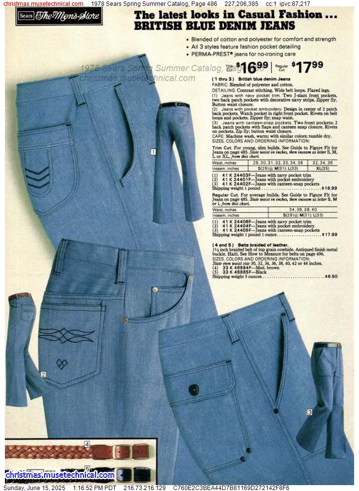 1978 Sears Spring Summer Catalog, Page 486