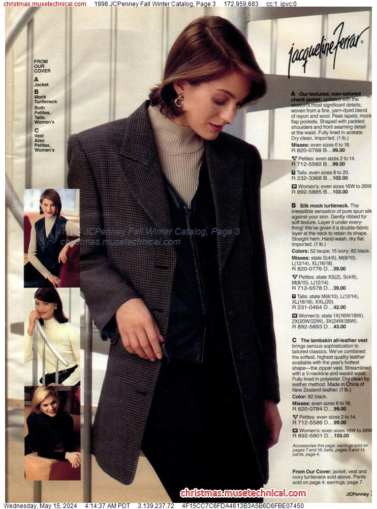 1996 JCPenney Fall Winter Catalog, Page 3
