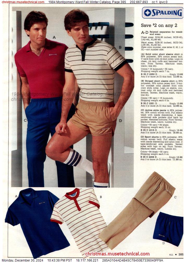 1984 Montgomery Ward Fall Winter Catalog, Page 385