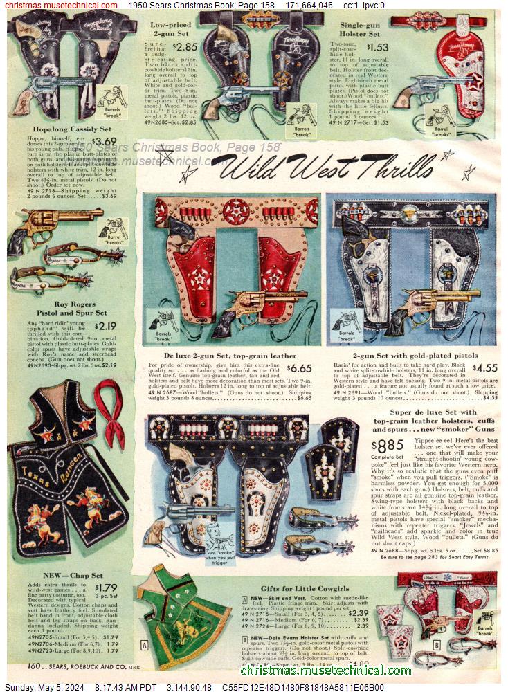 1950 Sears Christmas Book, Page 158