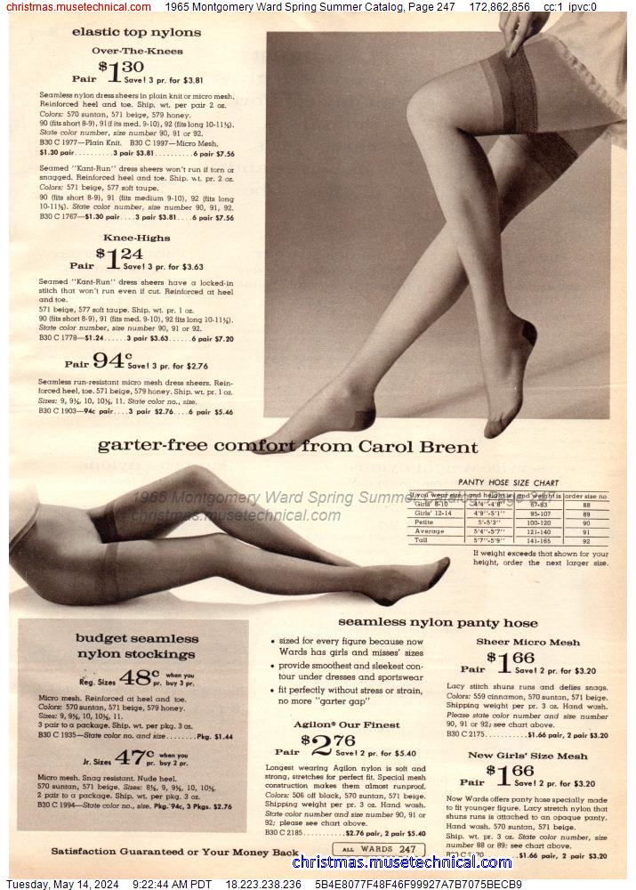 1965 Montgomery Ward Spring Summer Catalog, Page 247