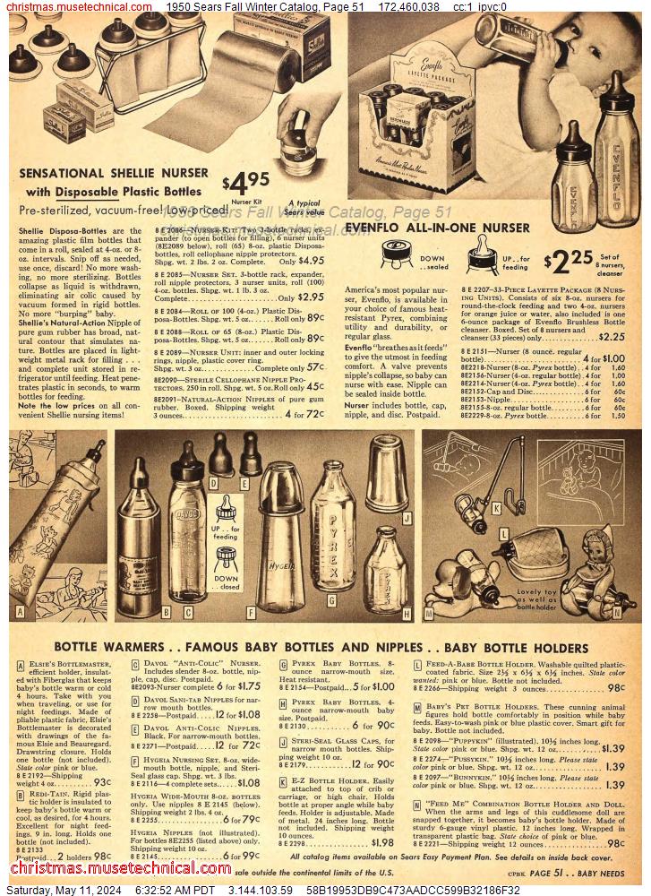 1950 Sears Fall Winter Catalog, Page 51