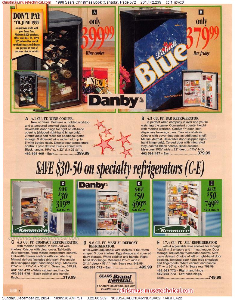 1998 Sears Christmas Book (Canada), Page 572