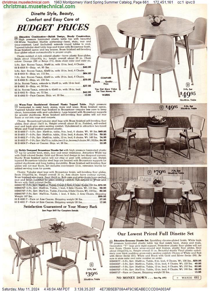 1963 Montgomery Ward Spring Summer Catalog, Page 661