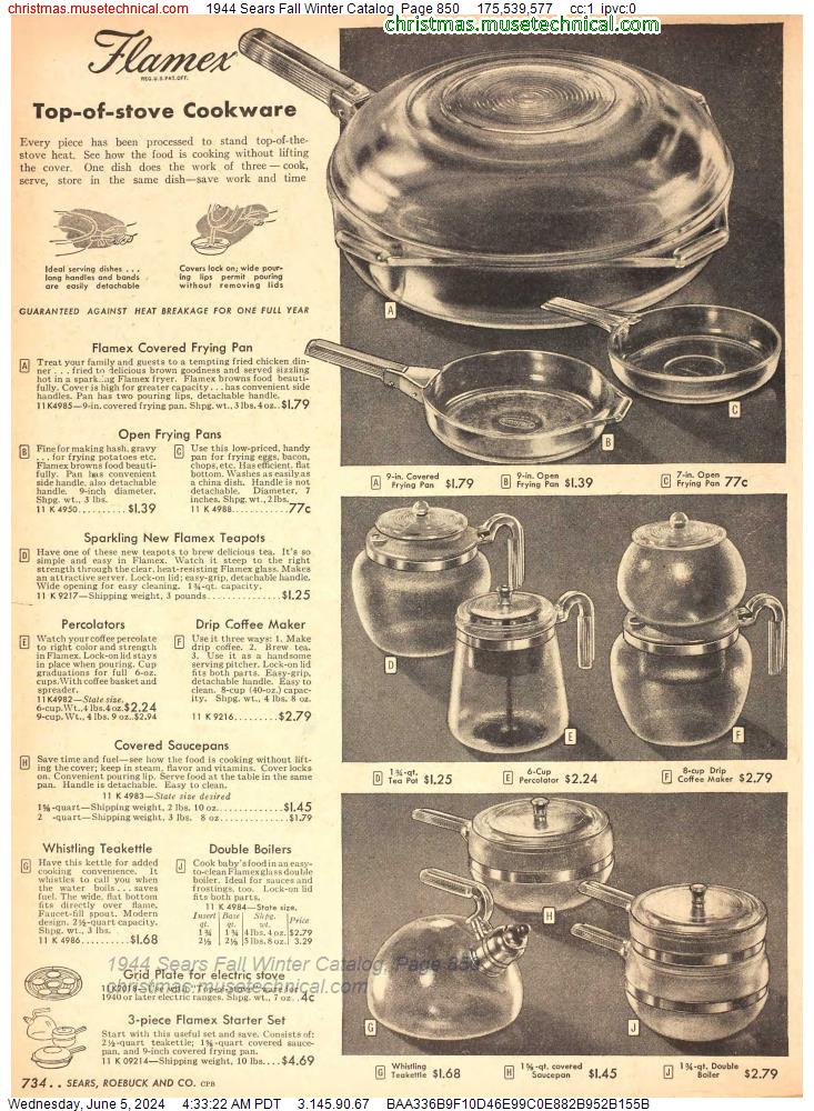 1944 Sears Fall Winter Catalog, Page 850