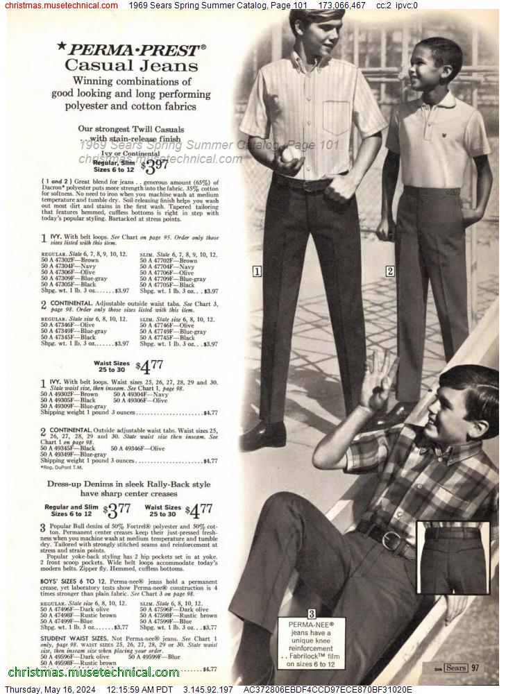 1969 Sears Spring Summer Catalog, Page 101