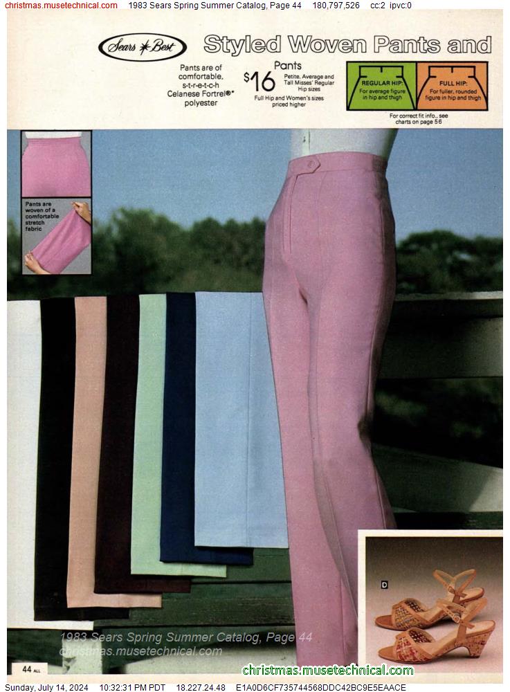 1983 Sears Spring Summer Catalog, Page 44