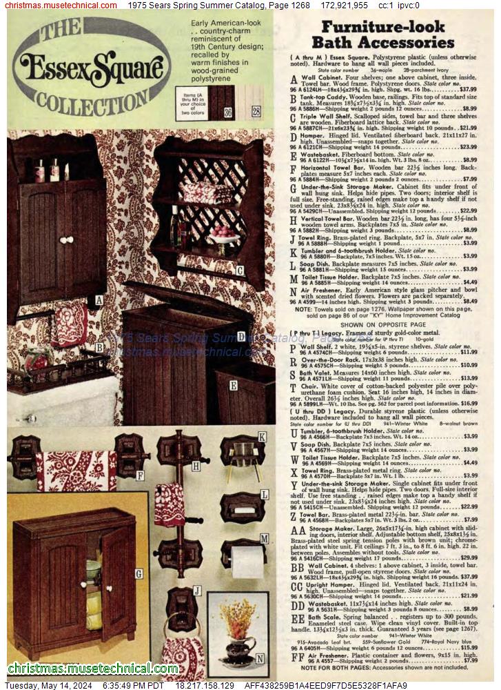 1975 Sears Spring Summer Catalog, Page 1268