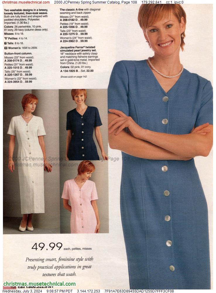 2000 JCPenney Spring Summer Catalog, Page 108
