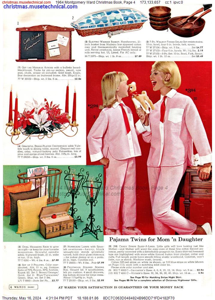 1964 Montgomery Ward Christmas Book, Page 4