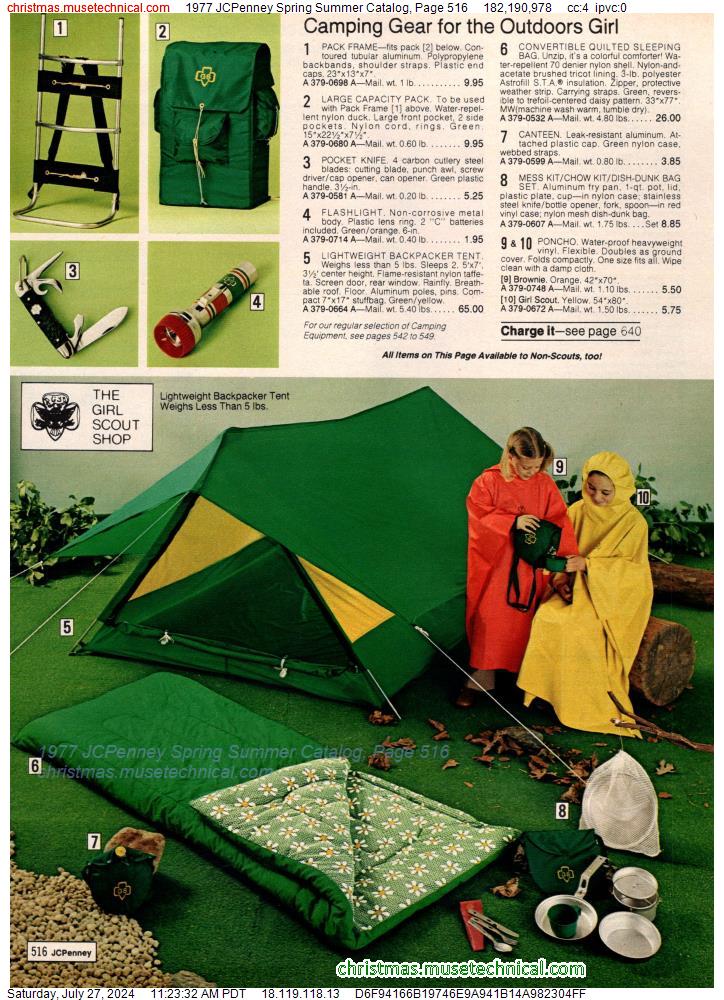1977 JCPenney Spring Summer Catalog, Page 516