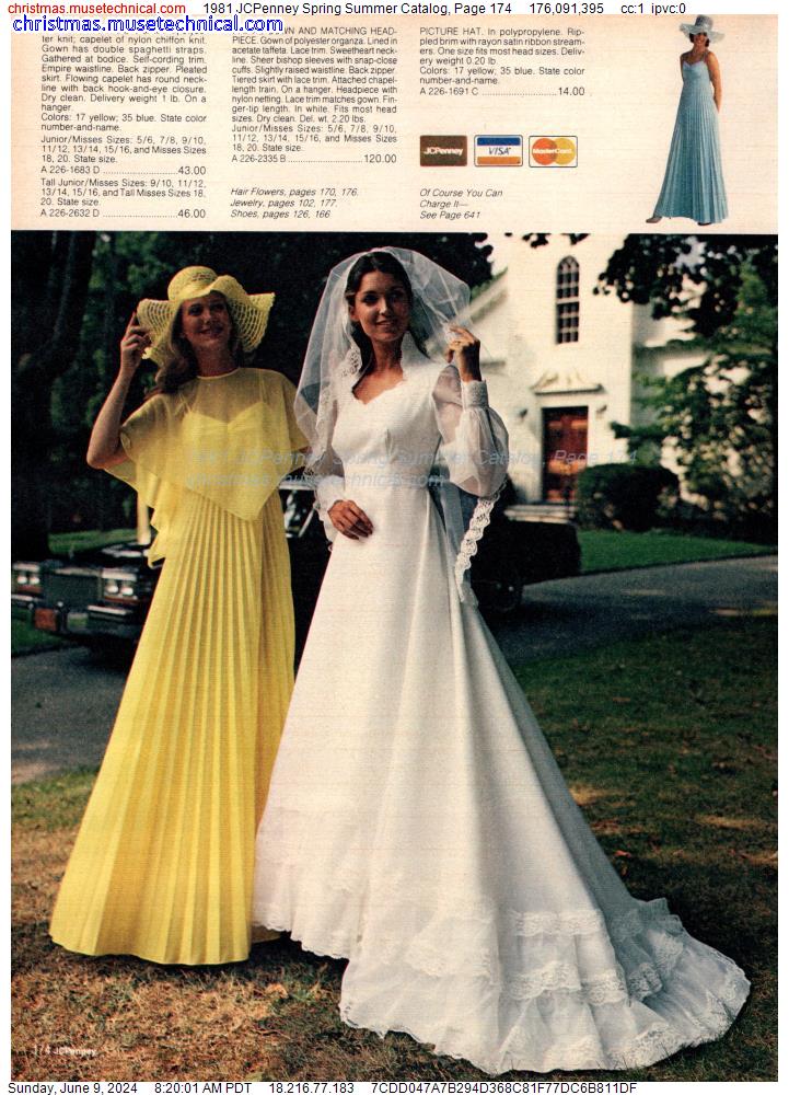 1981 JCPenney Spring Summer Catalog, Page 174