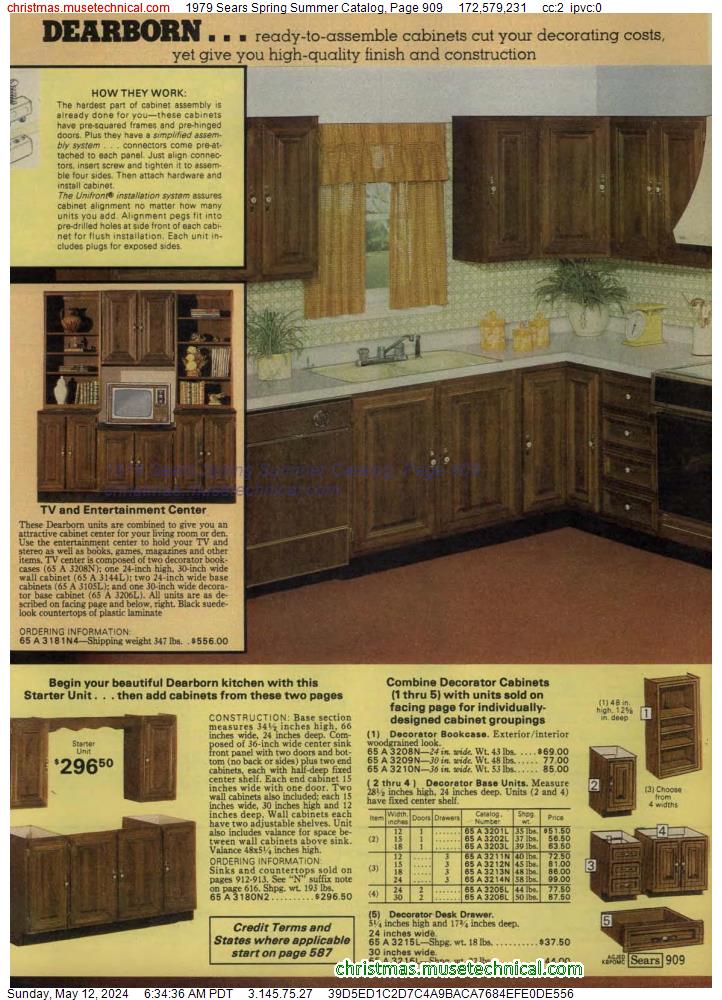 1979 Sears Spring Summer Catalog, Page 909