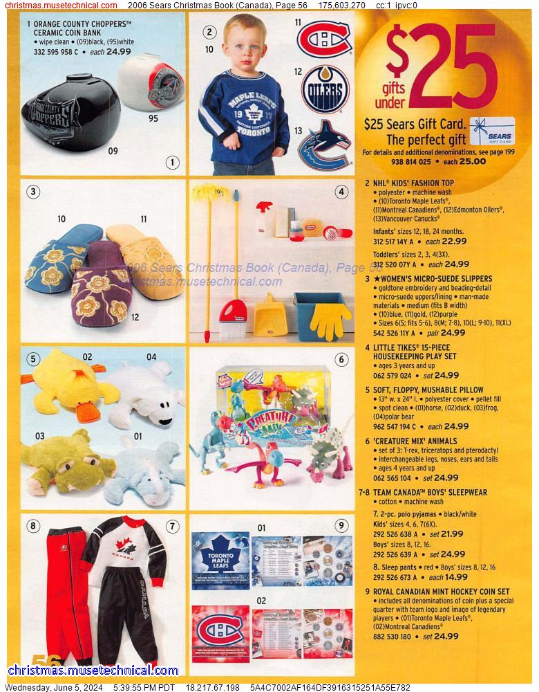 2006 Sears Christmas Book (Canada), Page 56