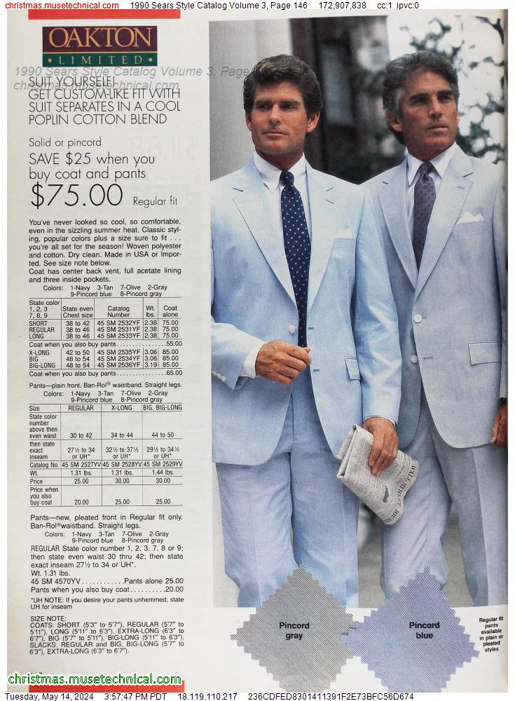 1990 Sears Style Catalog Volume 3, Page 146