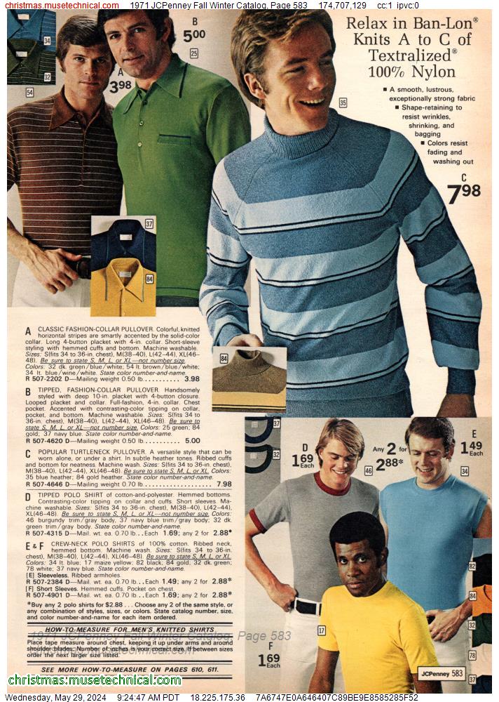 1971 JCPenney Fall Winter Catalog, Page 583