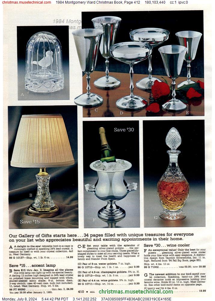 1984 Montgomery Ward Christmas Book, Page 412