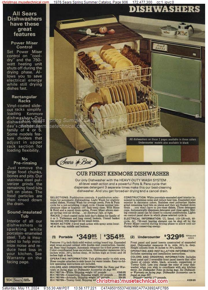 1976 Sears Spring Summer Catalog, Page 906
