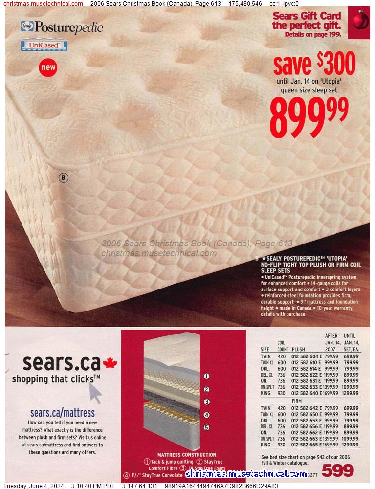 2006 Sears Christmas Book (Canada), Page 613