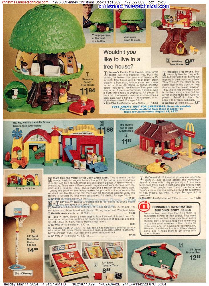 1976 JCPenney Christmas Book, Page 362