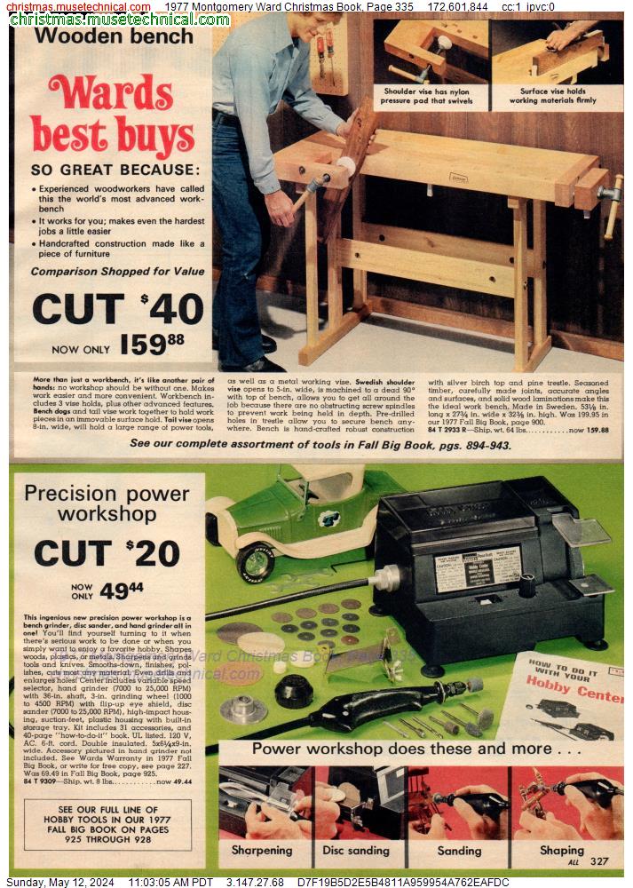 1977 Montgomery Ward Christmas Book, Page 335