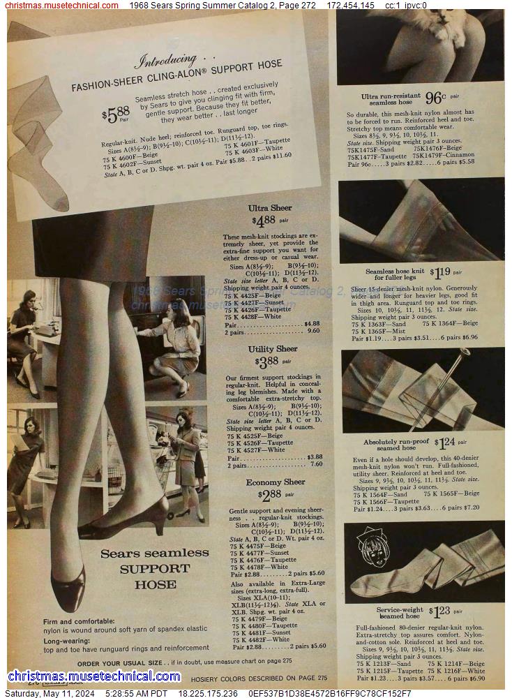 1968 Sears Spring Summer Catalog 2, Page 272