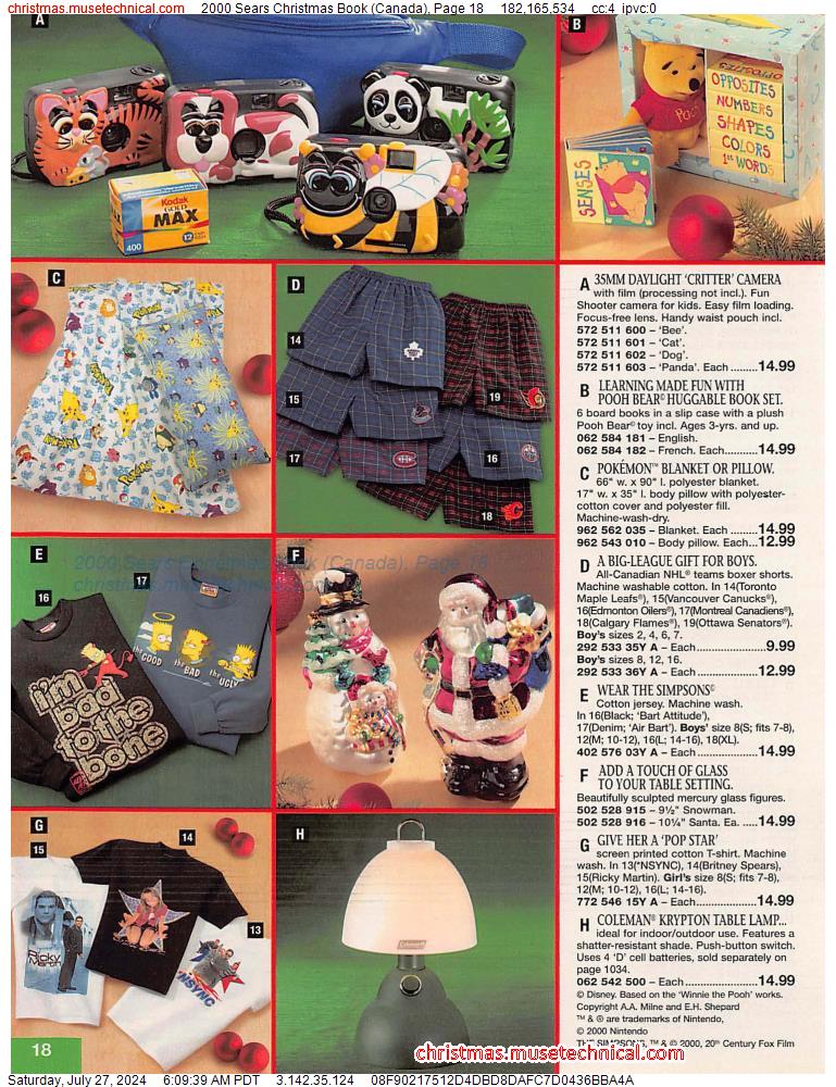 2000 Sears Christmas Book (Canada), Page 18