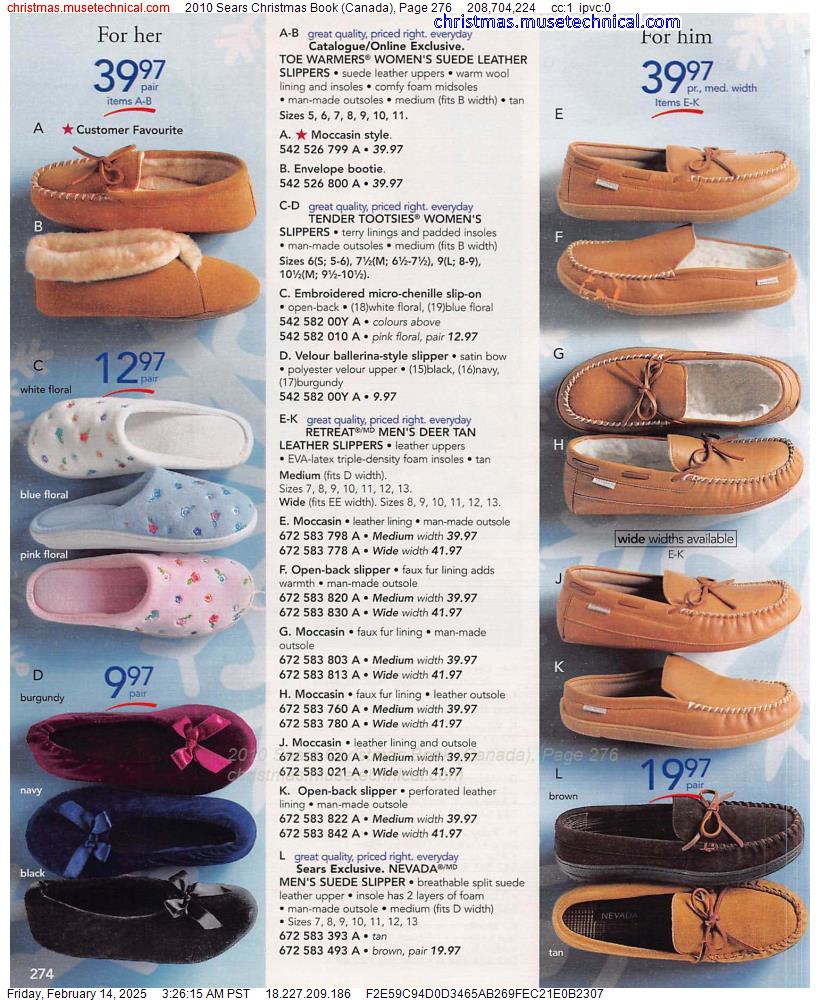 2010 Sears Christmas Book (Canada), Page 276