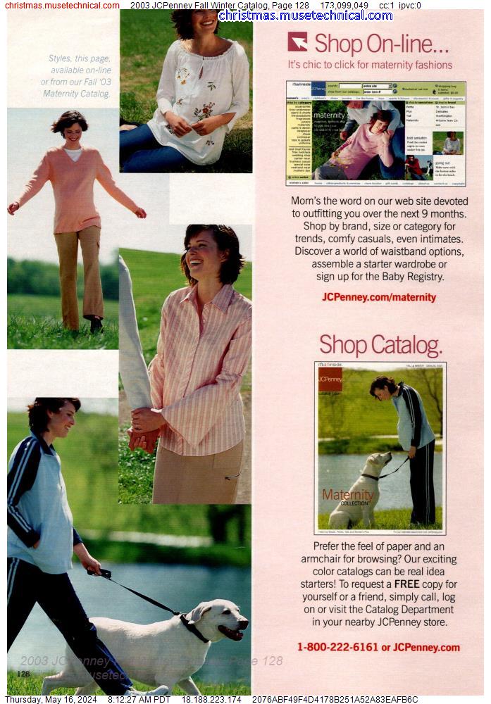 2003 JCPenney Fall Winter Catalog, Page 128
