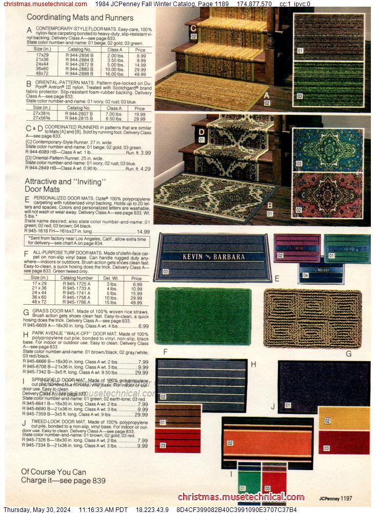 1984 JCPenney Fall Winter Catalog, Page 1189