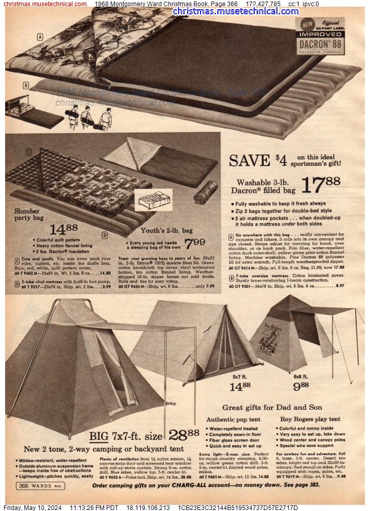 1968 Montgomery Ward Christmas Book, Page 366