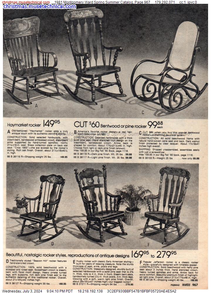 1981 Montgomery Ward Spring Summer Catalog, Page 967