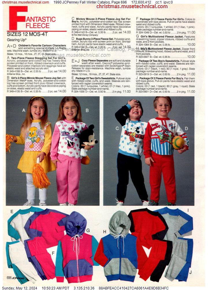 1990 JCPenney Fall Winter Catalog, Page 696