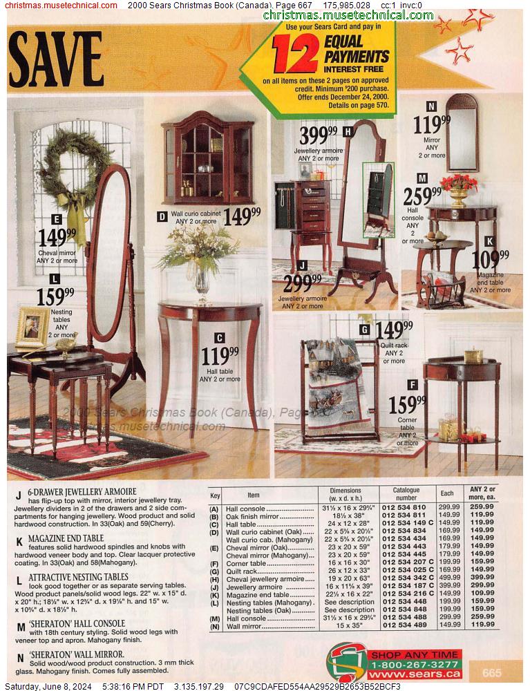 2000 Sears Christmas Book (Canada), Page 667