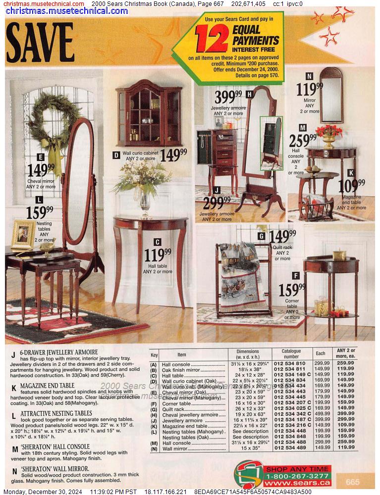 2000 Sears Christmas Book (Canada), Page 667