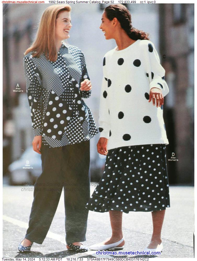 1992 Sears Spring Summer Catalog, Page 52