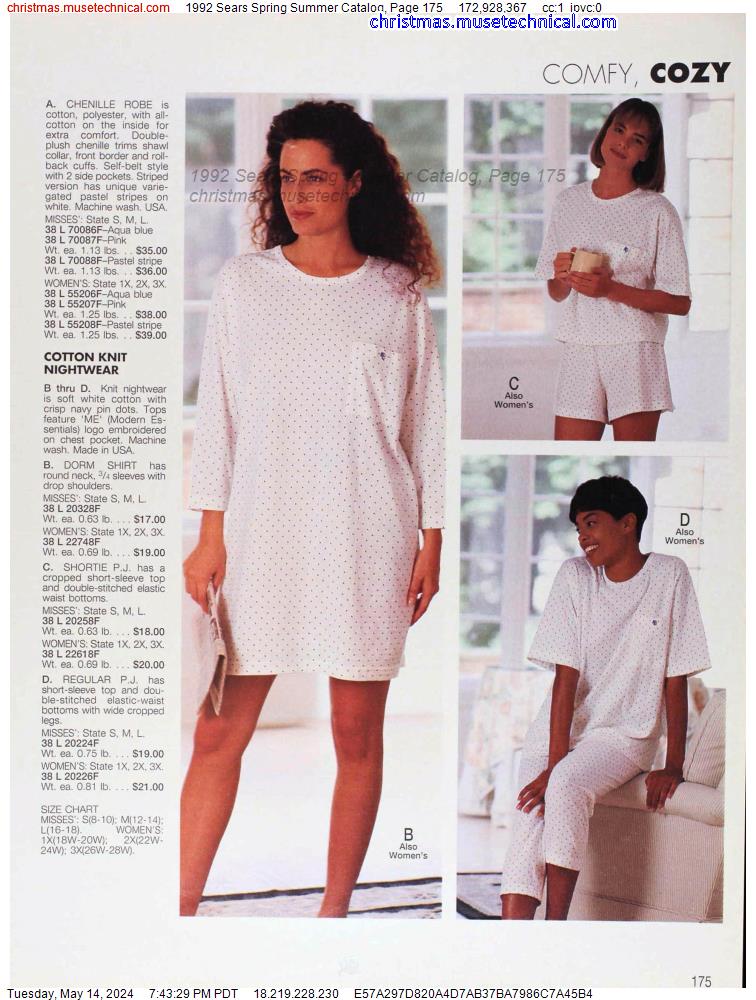 1992 Sears Spring Summer Catalog, Page 175