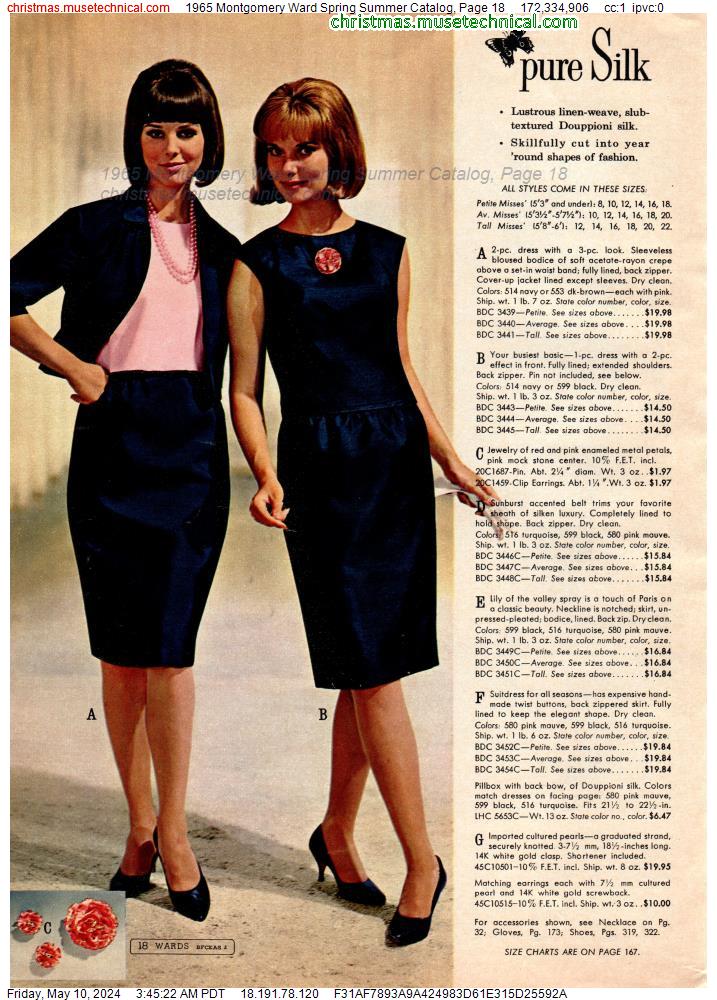 1965 Montgomery Ward Spring Summer Catalog, Page 18