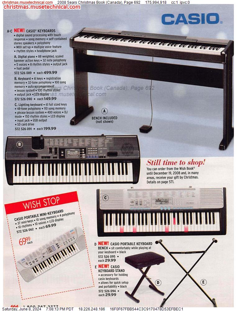 2008 Sears Christmas Book (Canada), Page 692