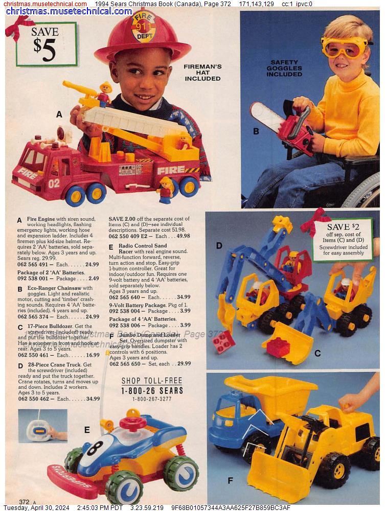 1994 Sears Christmas Book (Canada), Page 372