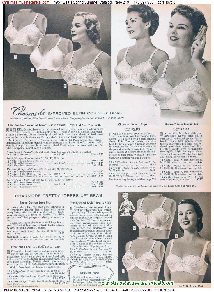 1957 Sears Spring Summer Catalog, Page 249