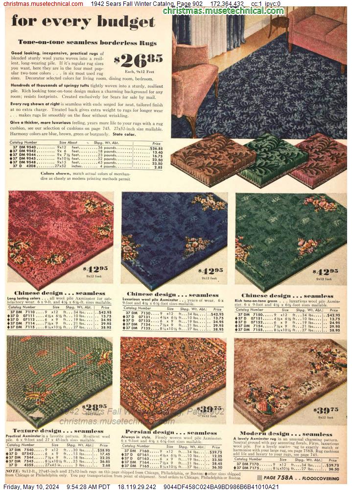 1942 Sears Fall Winter Catalog, Page 902