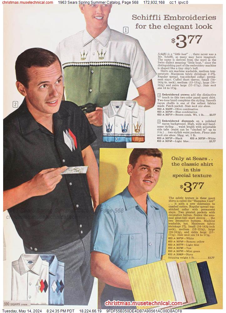 1963 Sears Spring Summer Catalog, Page 568