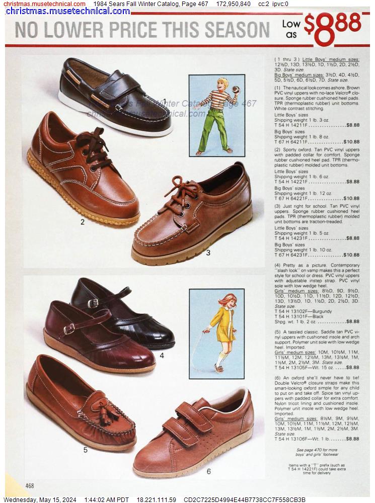 1984 Sears Fall Winter Catalog, Page 467